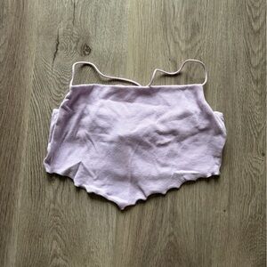 Princess Polly Purple Cropped Top